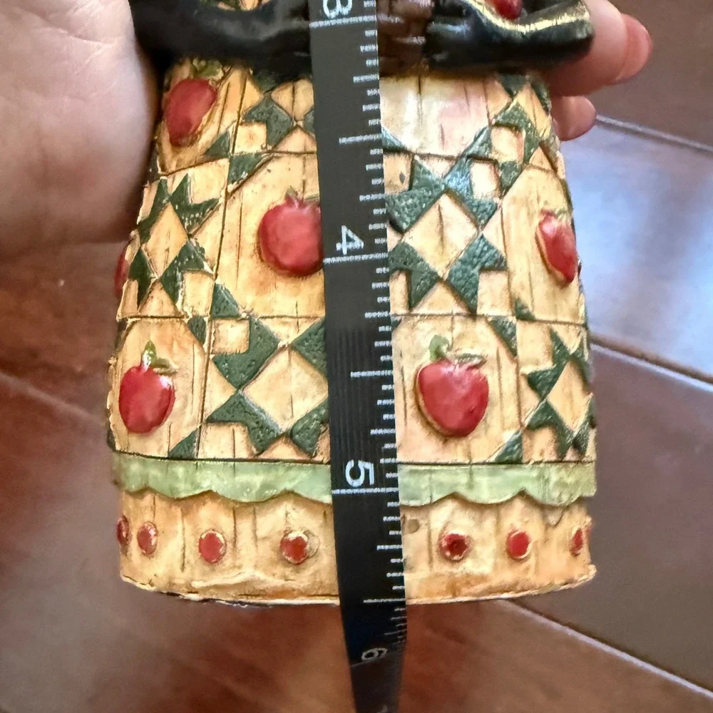 VTG Seymour Mann Cat Ornament Carved Country Holiday Christmas‎ Primitive
